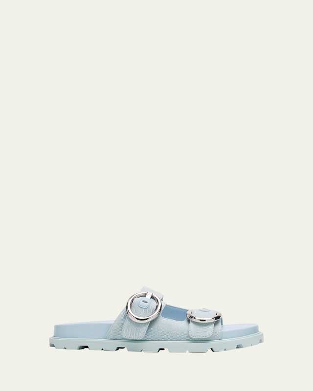Benni Denim Sport Slides